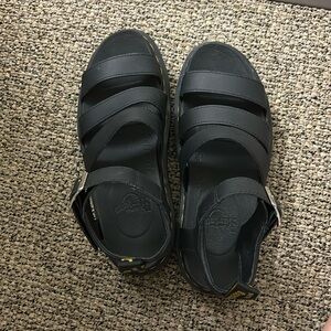 Black Doc Martin Sandals